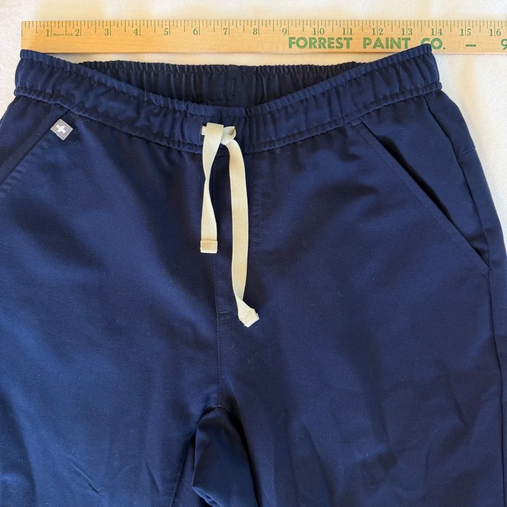FIGS Tansen Jogger Scrub Pants Men's‎ Small Navy Blue Drawstring Cuffs MXXSW2004